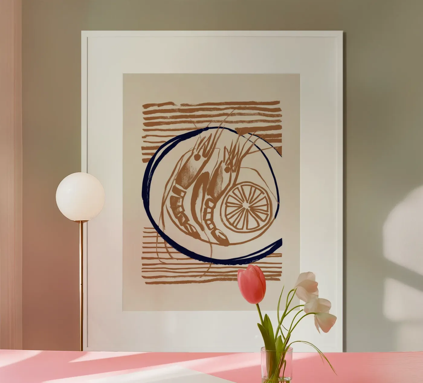 Gamberi e limone poster da ThingDesign