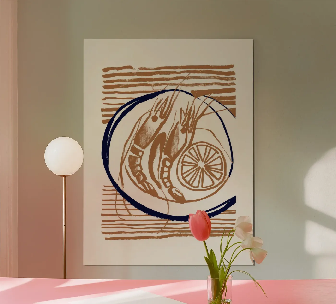 Gamberi e limone poster da ThingDesign