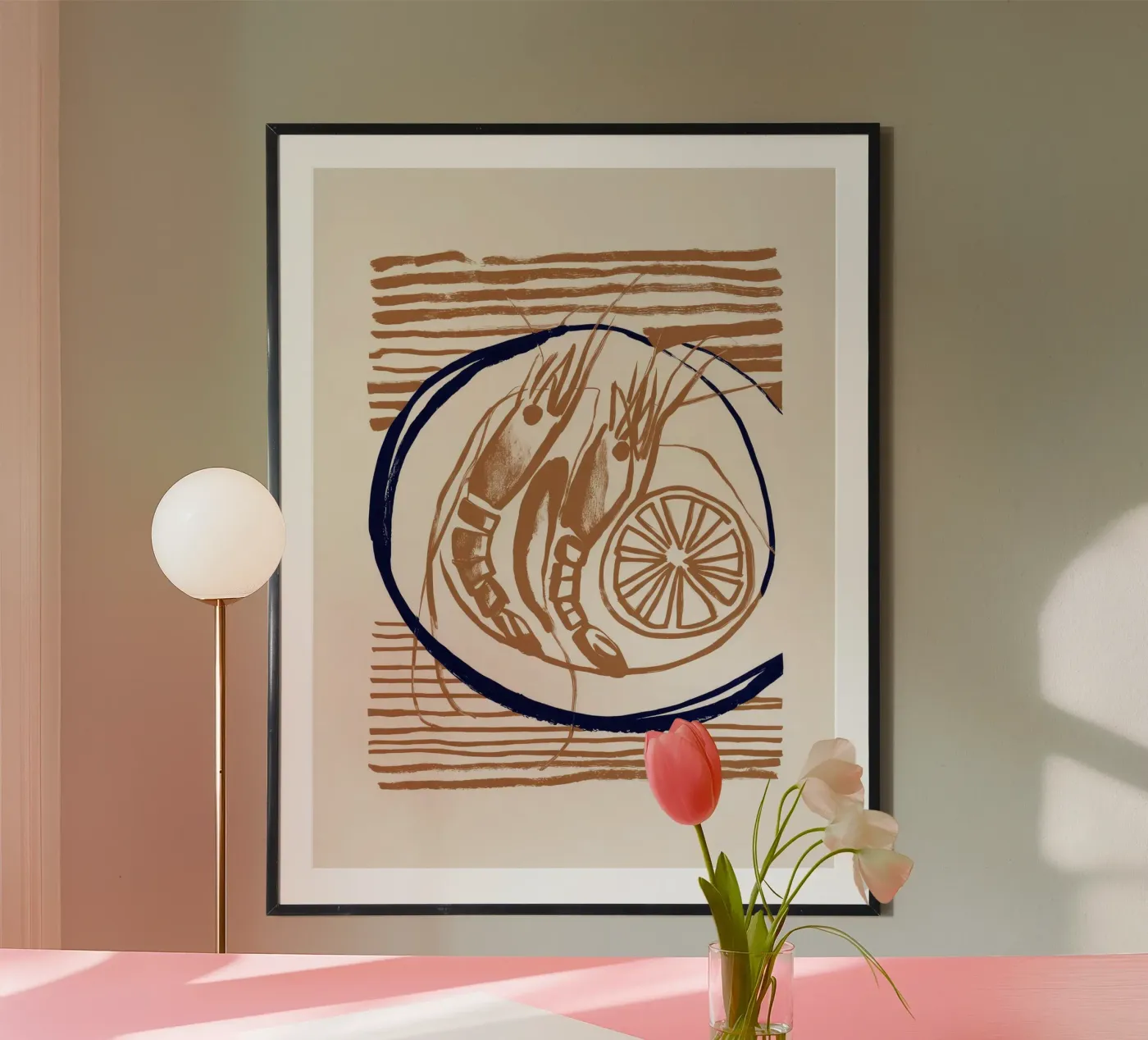 Gamberi e limone poster da ThingDesign