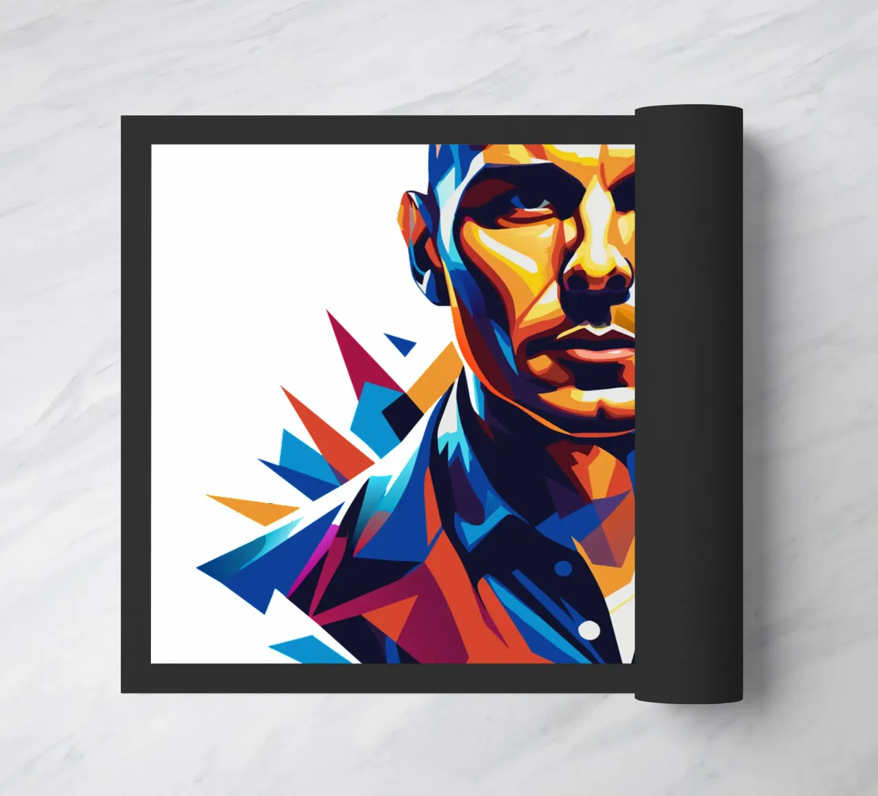 Billy Corgan Portrait in WPAP Pop Art zerbino da vectorartnesia