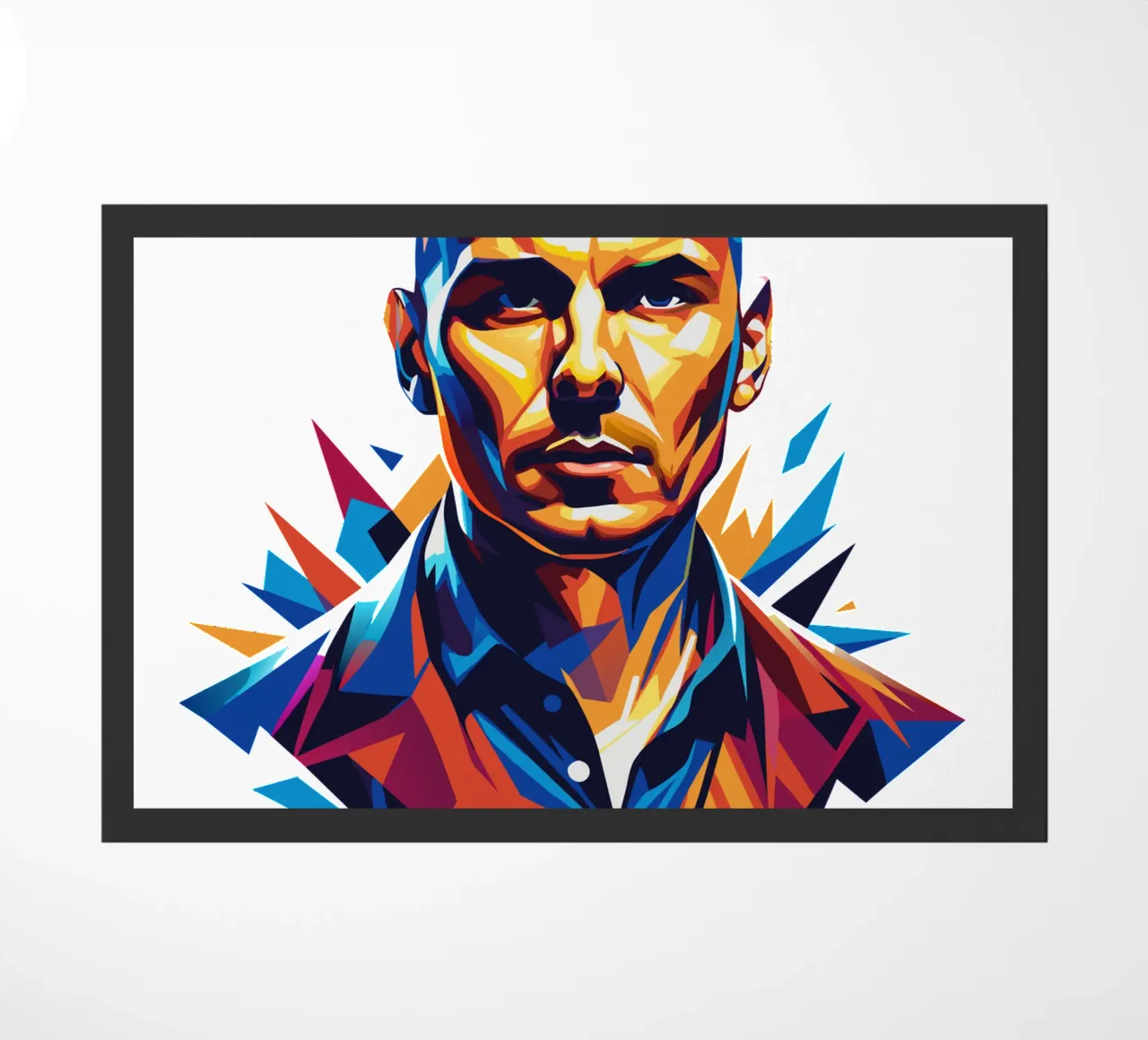 Billy Corgan Portrait in WPAP Pop Art zerbino da vectorartnesia