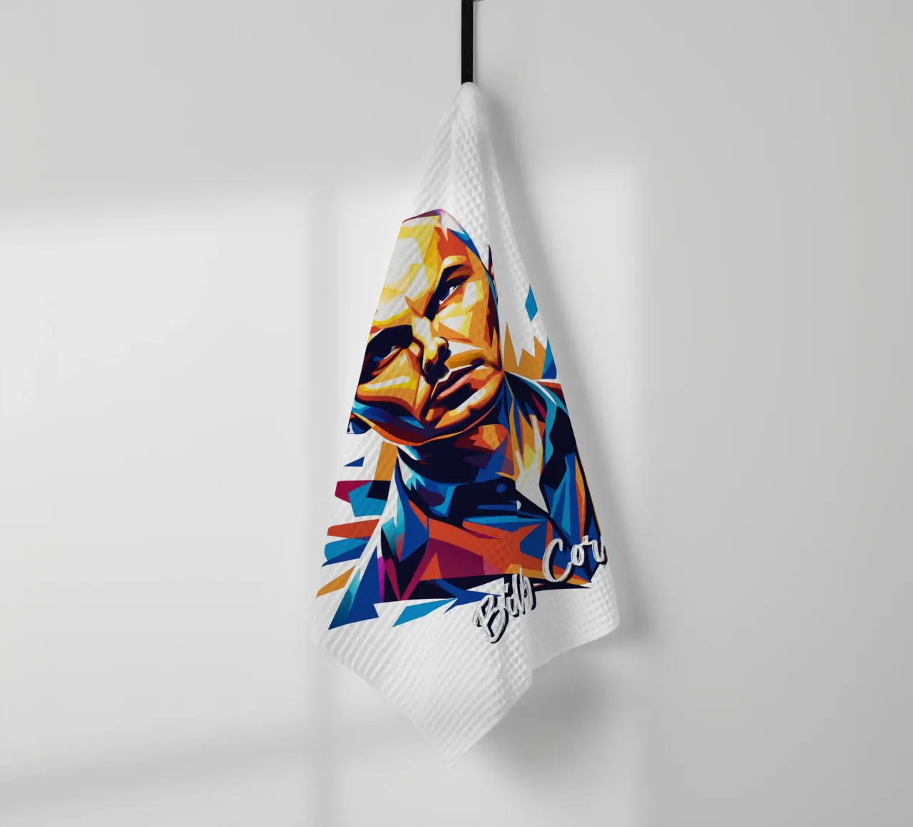 Billy Corgan Portrait in WPAP Pop Art canovaccio da cucina da vectorartnesia