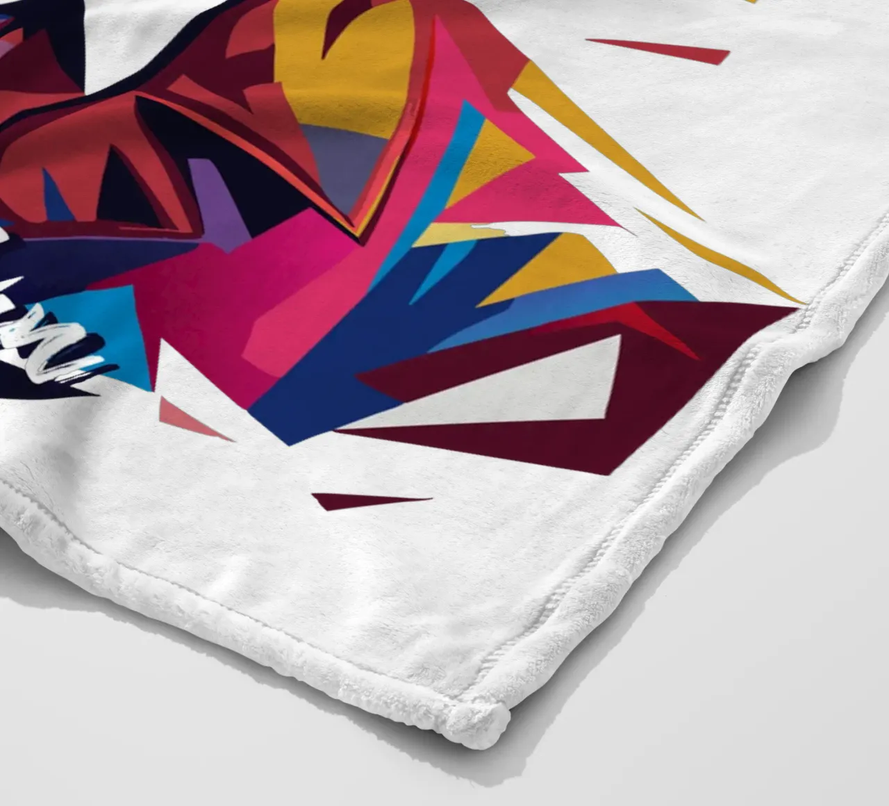 Bob Dylan Portrait in WPAP Pop Art coperta in pile da vectorartnesia