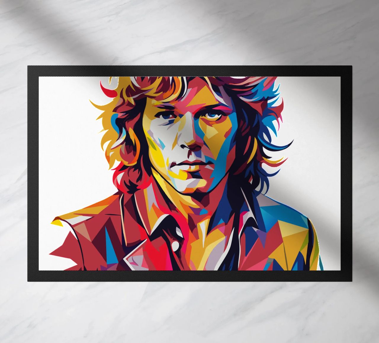 Bon Jovi Portrait in WPAP Pop Art zerbino da vectorartnesia