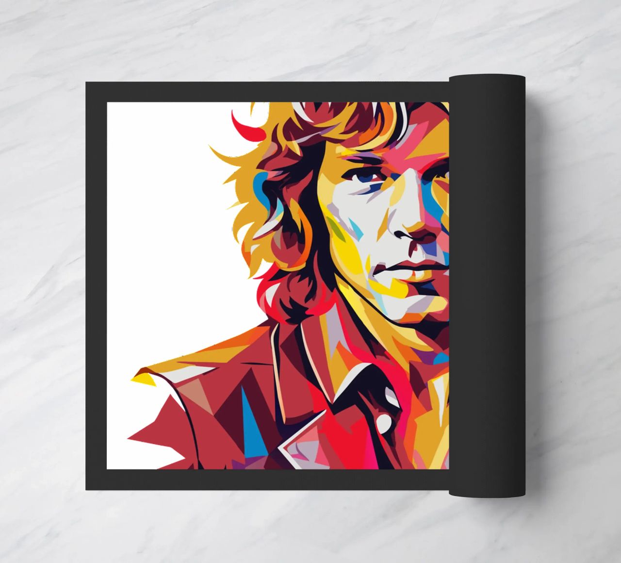Bon Jovi Portrait in WPAP Pop Art zerbino da vectorartnesia