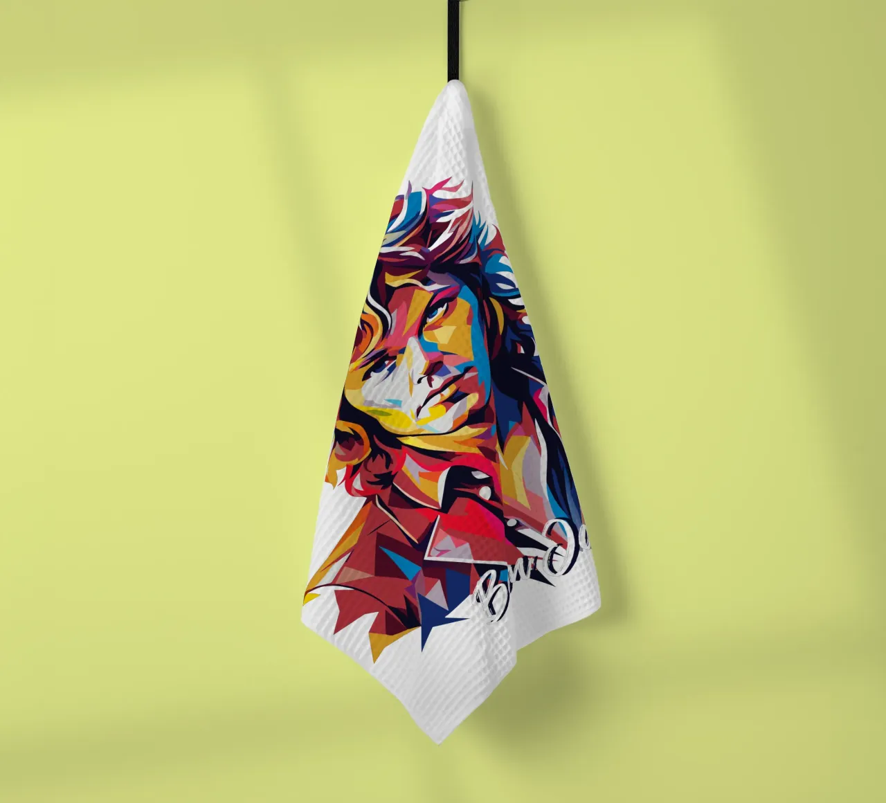 Bon Jovi Portrait in WPAP Pop Art canovaccio da cucina da vectorartnesia