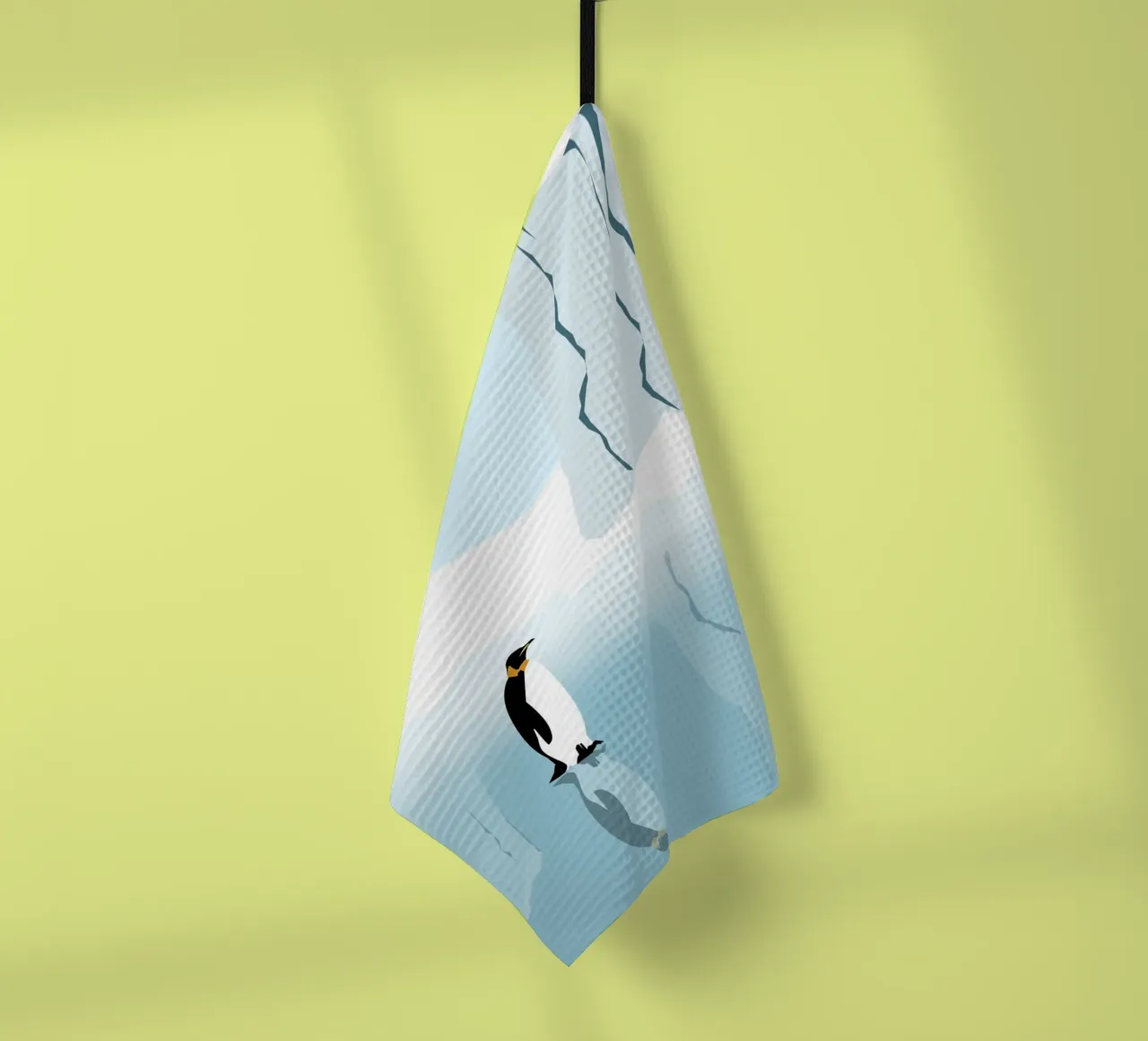 Penguin in the Antarktis canovaccio da cucina da minimalist designs