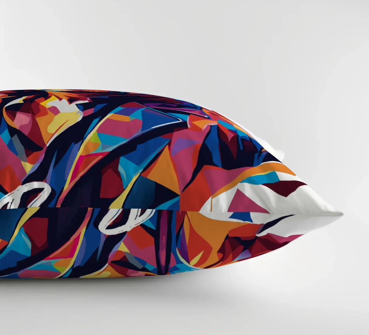 Bono Portrait in WPAP Pop Art cuscino da vectorartnesia