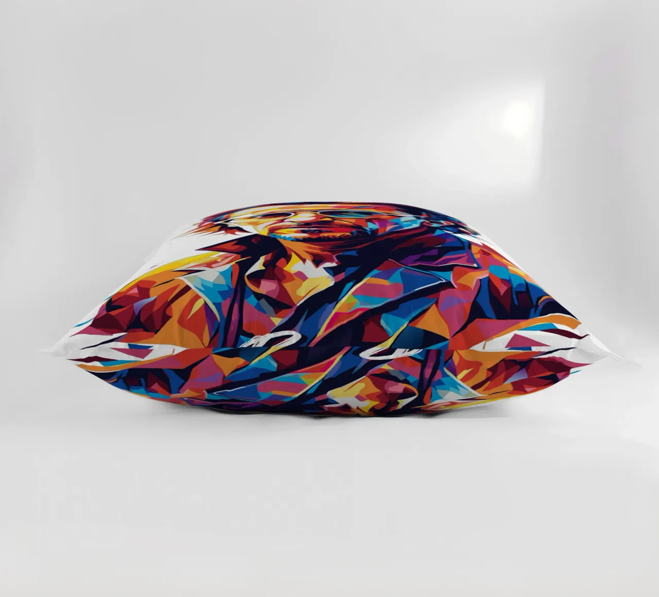 Bono Portrait in WPAP Pop Art cuscino da vectorartnesia