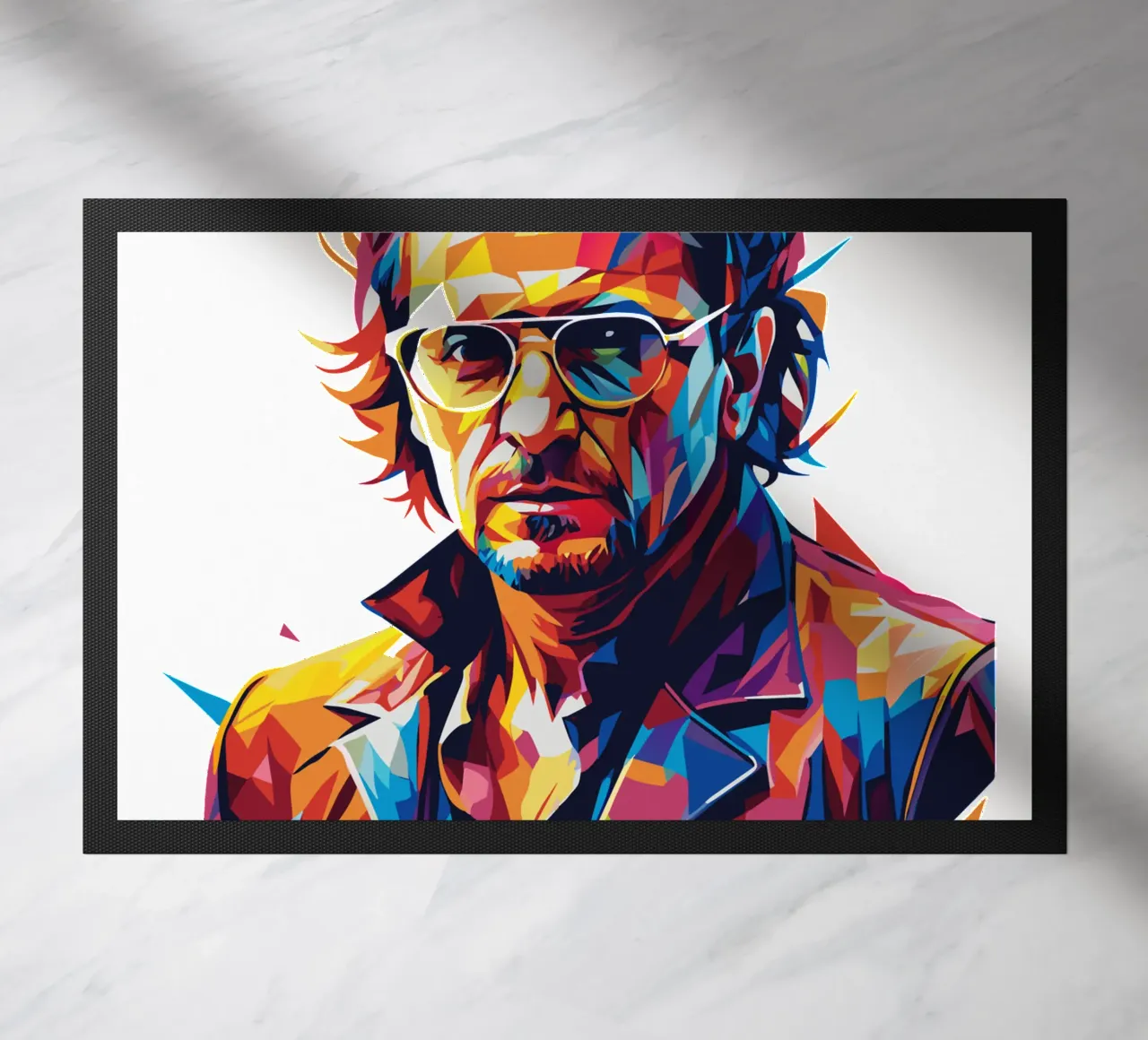 Bono Portrait in WPAP Pop Art zerbino da vectorartnesia