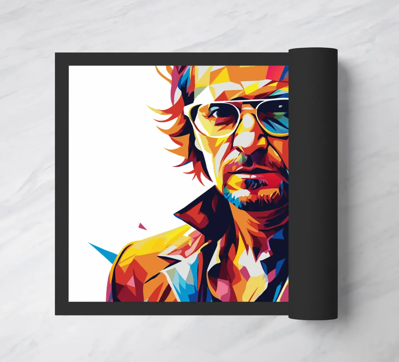 Bono Portrait in WPAP Pop Art zerbino da vectorartnesia
