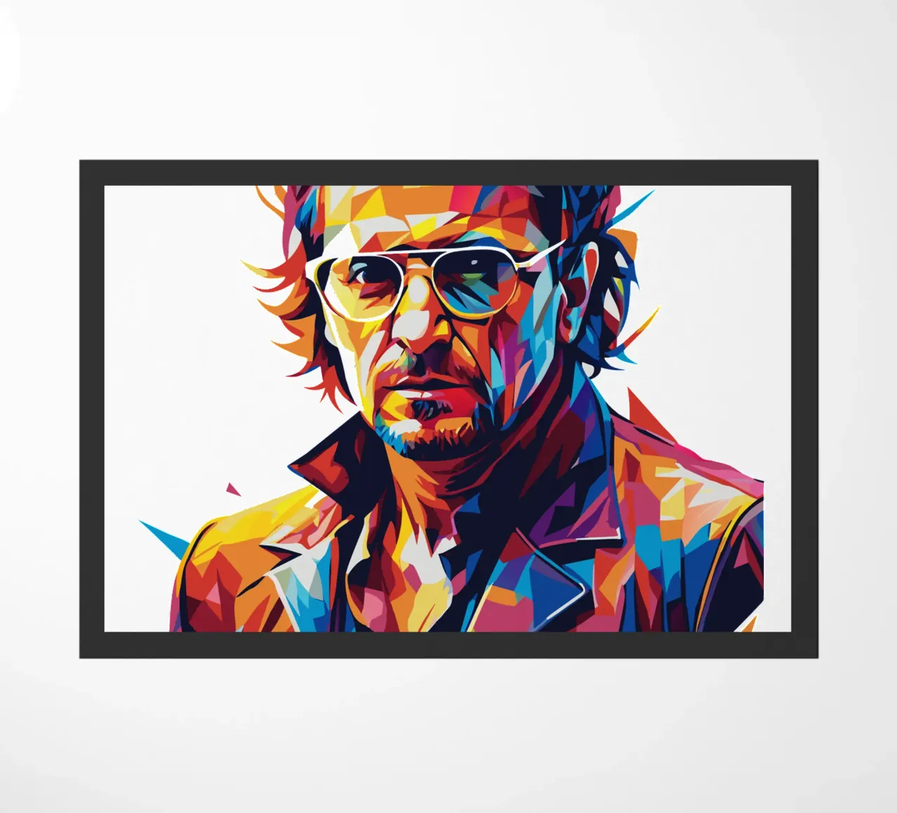 Bono Portrait in WPAP Pop Art zerbino da vectorartnesia