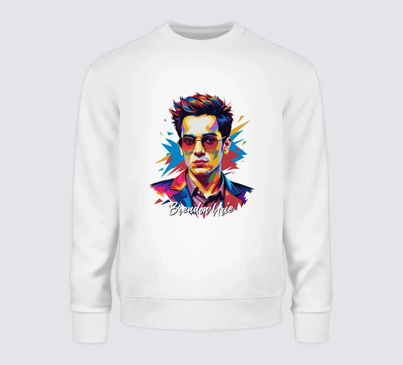 Brendon Urie Portrait in WPAP Pop Art felpa da vectorartnesia
