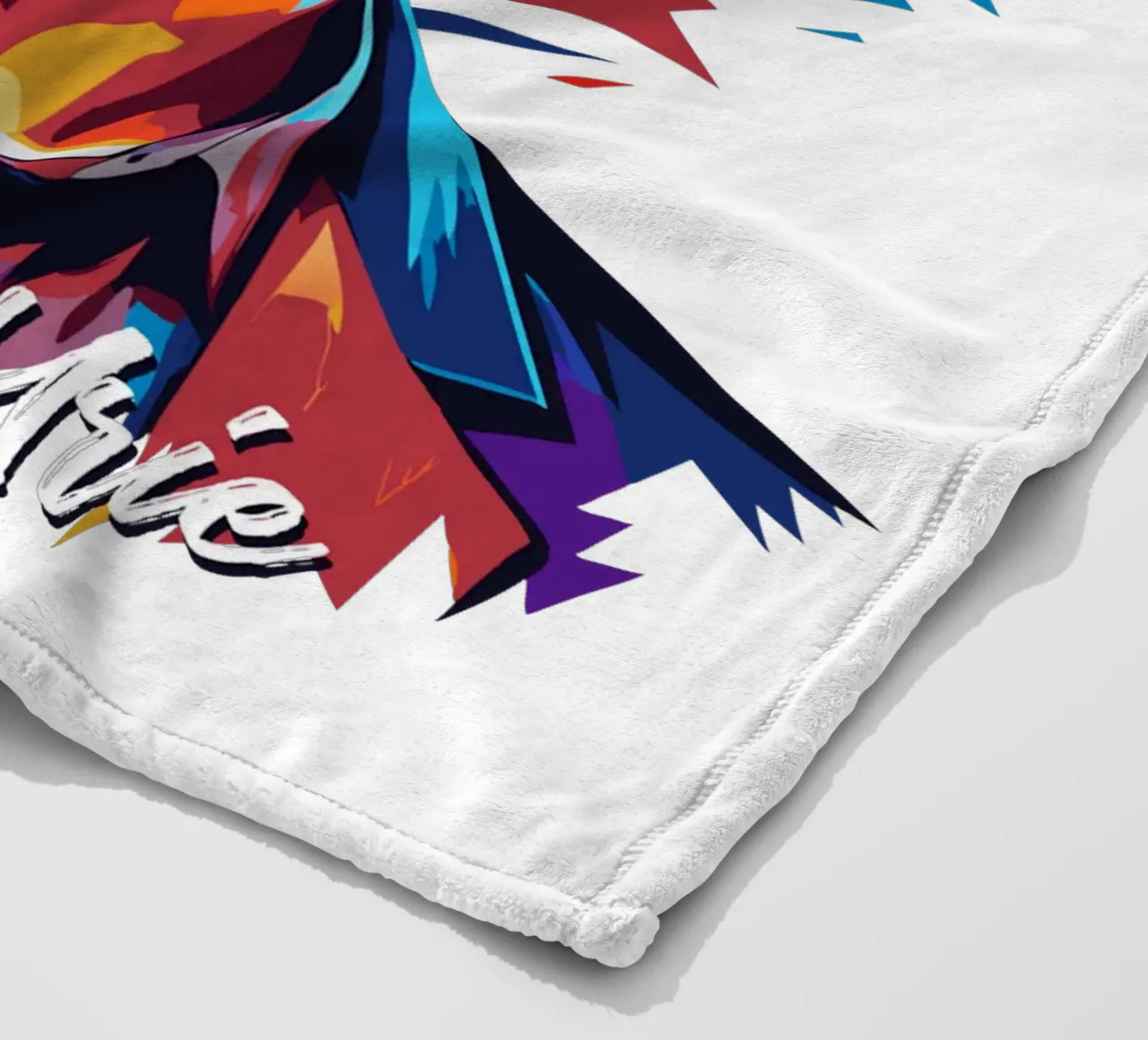 Brendon Urie Portrait in WPAP Pop Art coperta in pile da vectorartnesia