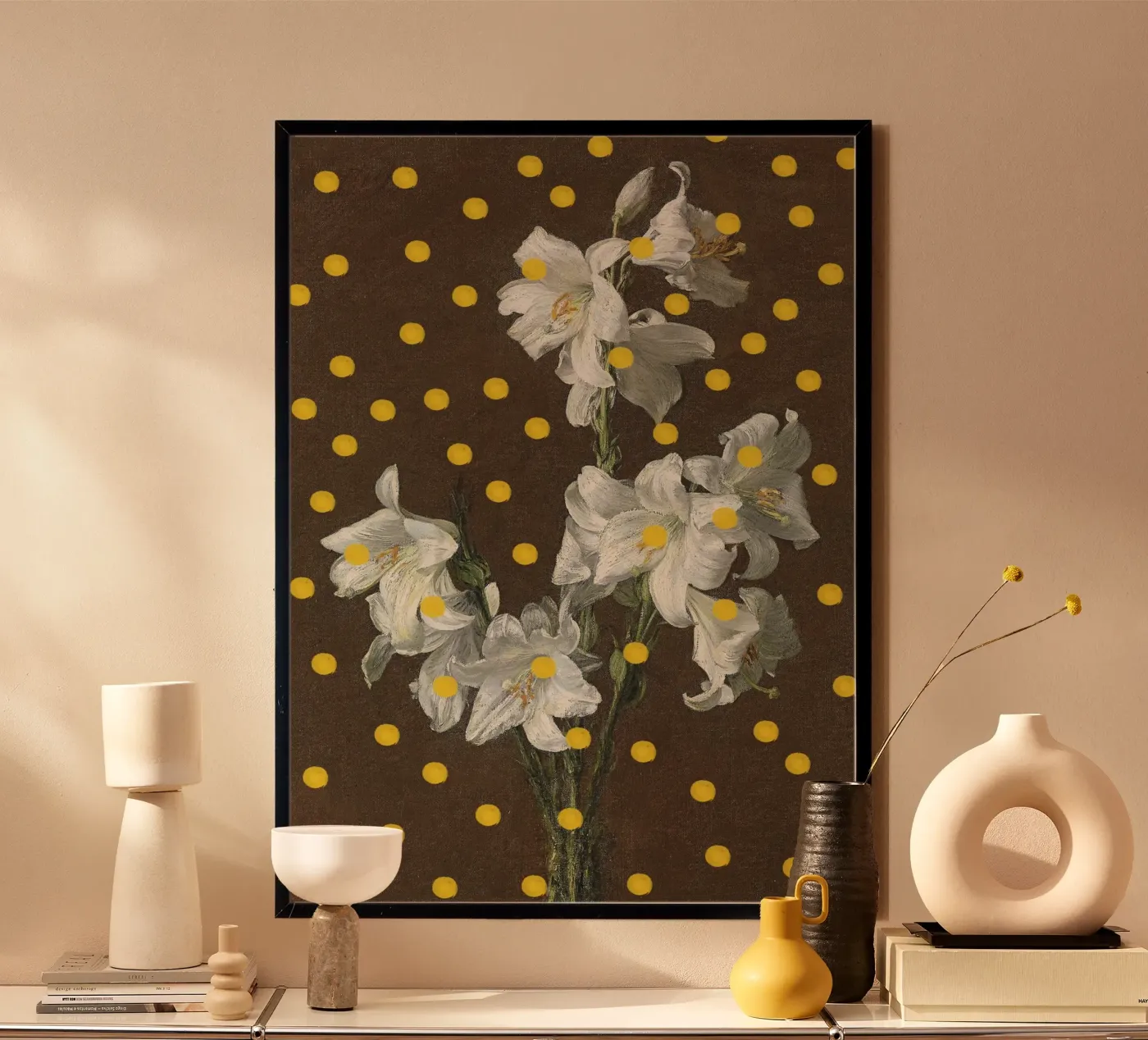 Floral Dots poster da theartconcept