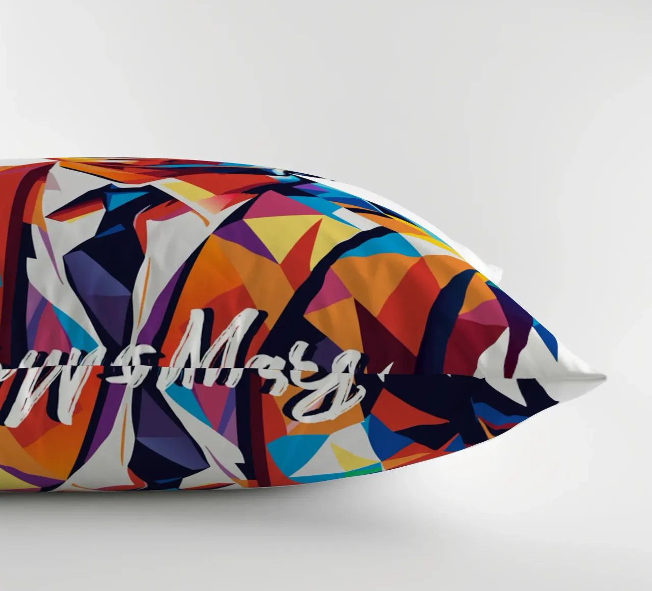 Bruno Mars Portrait in WPAP Pop Art cuscino da vectorartnesia
