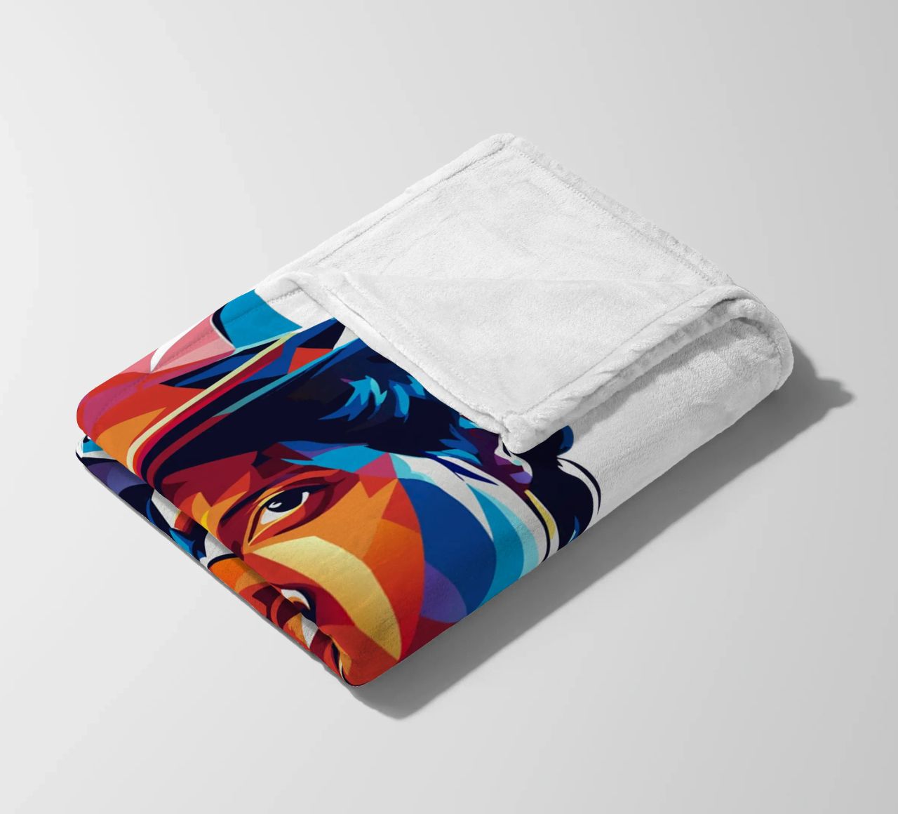 Bruno Mars Portrait in WPAP Pop Art coperta in pile da vectorartnesia