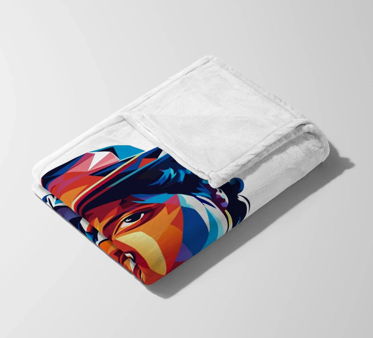 Bruno Mars Portrait in WPAP Pop Art coperta in pile da vectorartnesia
