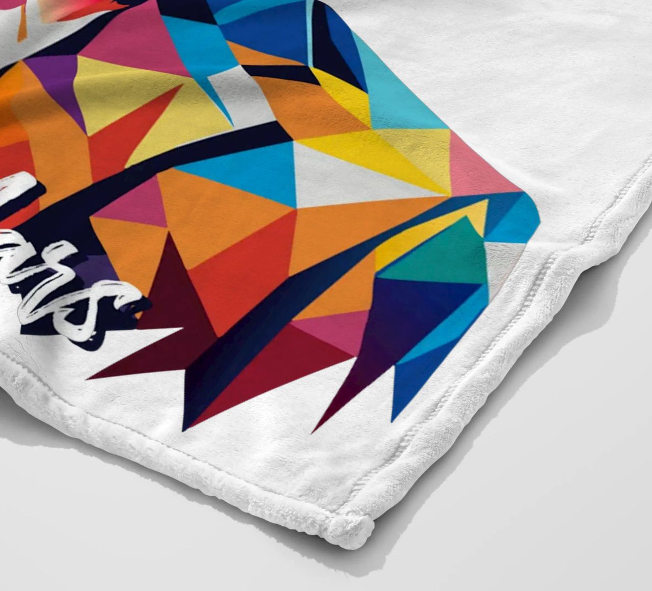 Bruno Mars Portrait in WPAP Pop Art coperta in pile da vectorartnesia