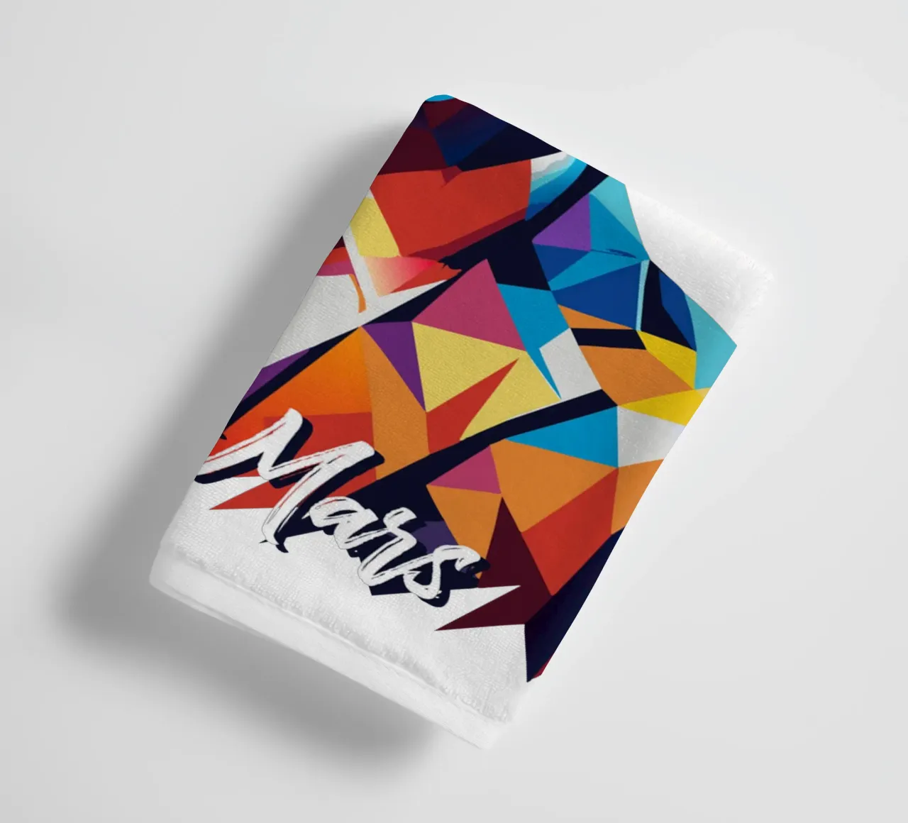 Bruno Mars Portrait in WPAP Pop Art asciugamano da bagno da vectorartnesia