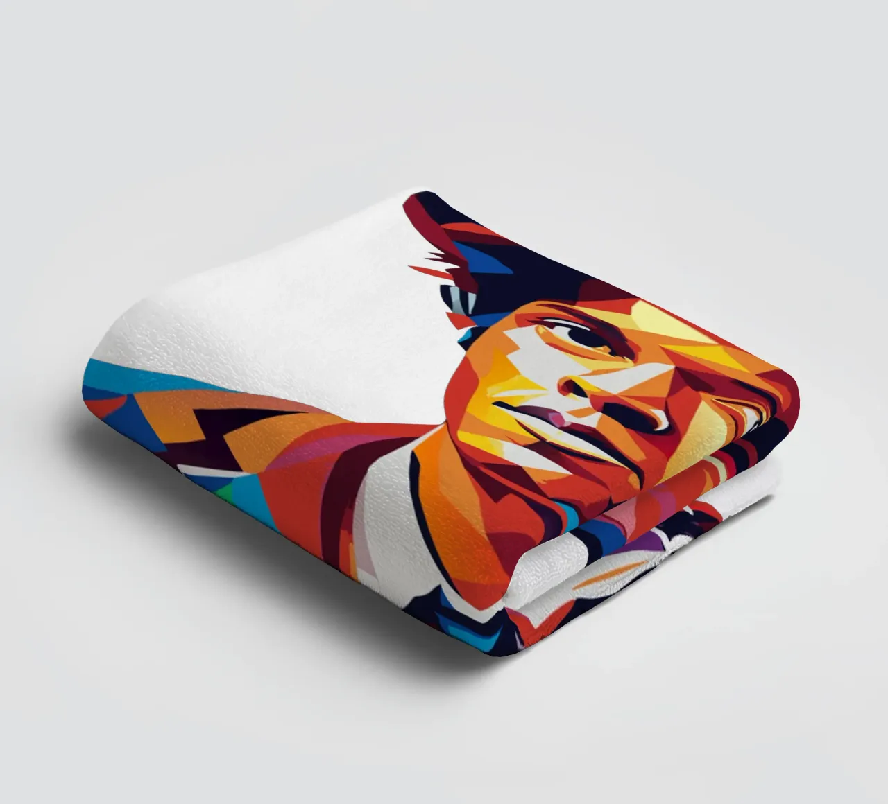 Bruno Mars Portrait in WPAP Pop Art asciugamano da bagno da vectorartnesia