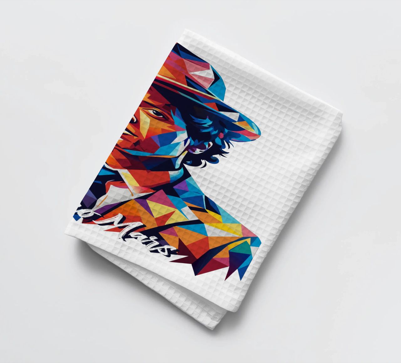 Bruno Mars Portrait in WPAP Pop Art canovaccio da cucina da vectorartnesia