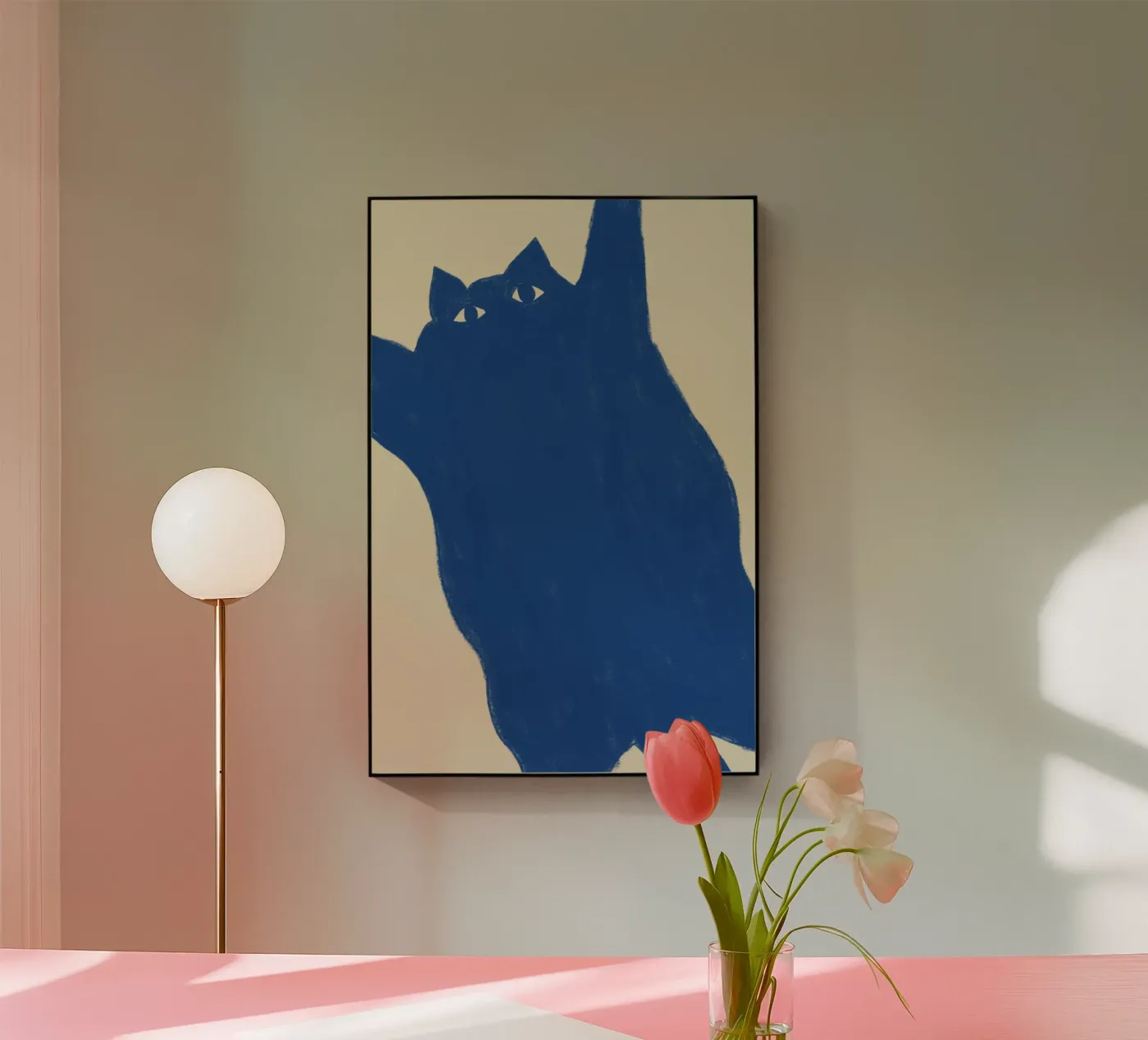Blue Cat plexiglass da theartconcept