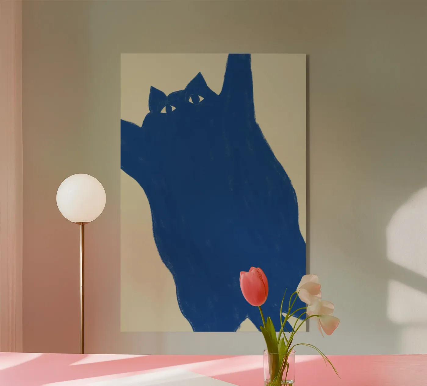 Blue Cat plexiglass da theartconcept