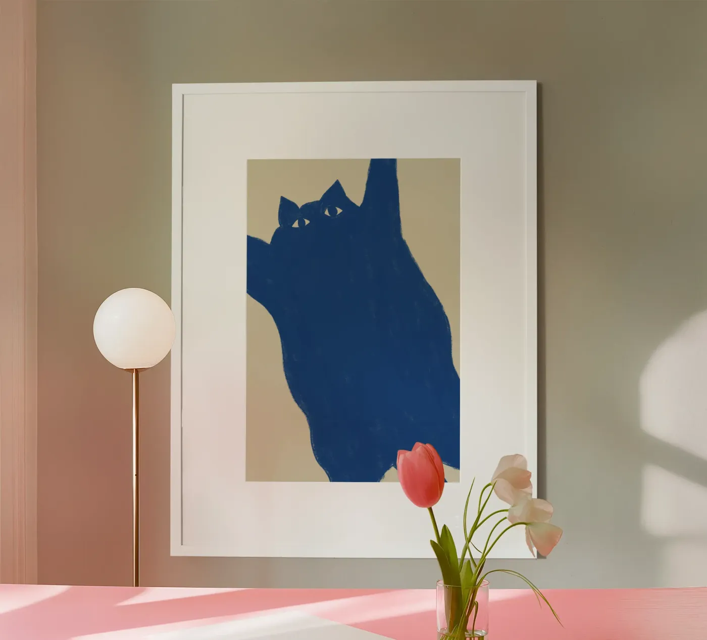 Blue Cat poster da theartconcept
