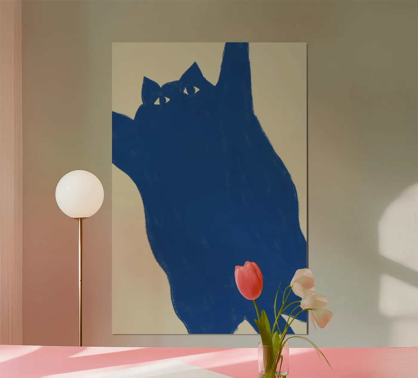 Blue Cat poster da theartconcept