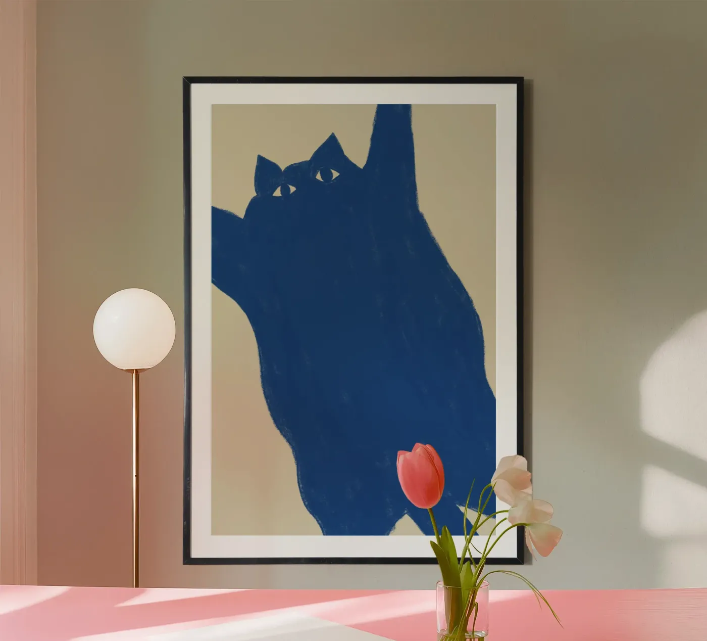 Blue Cat poster da theartconcept
