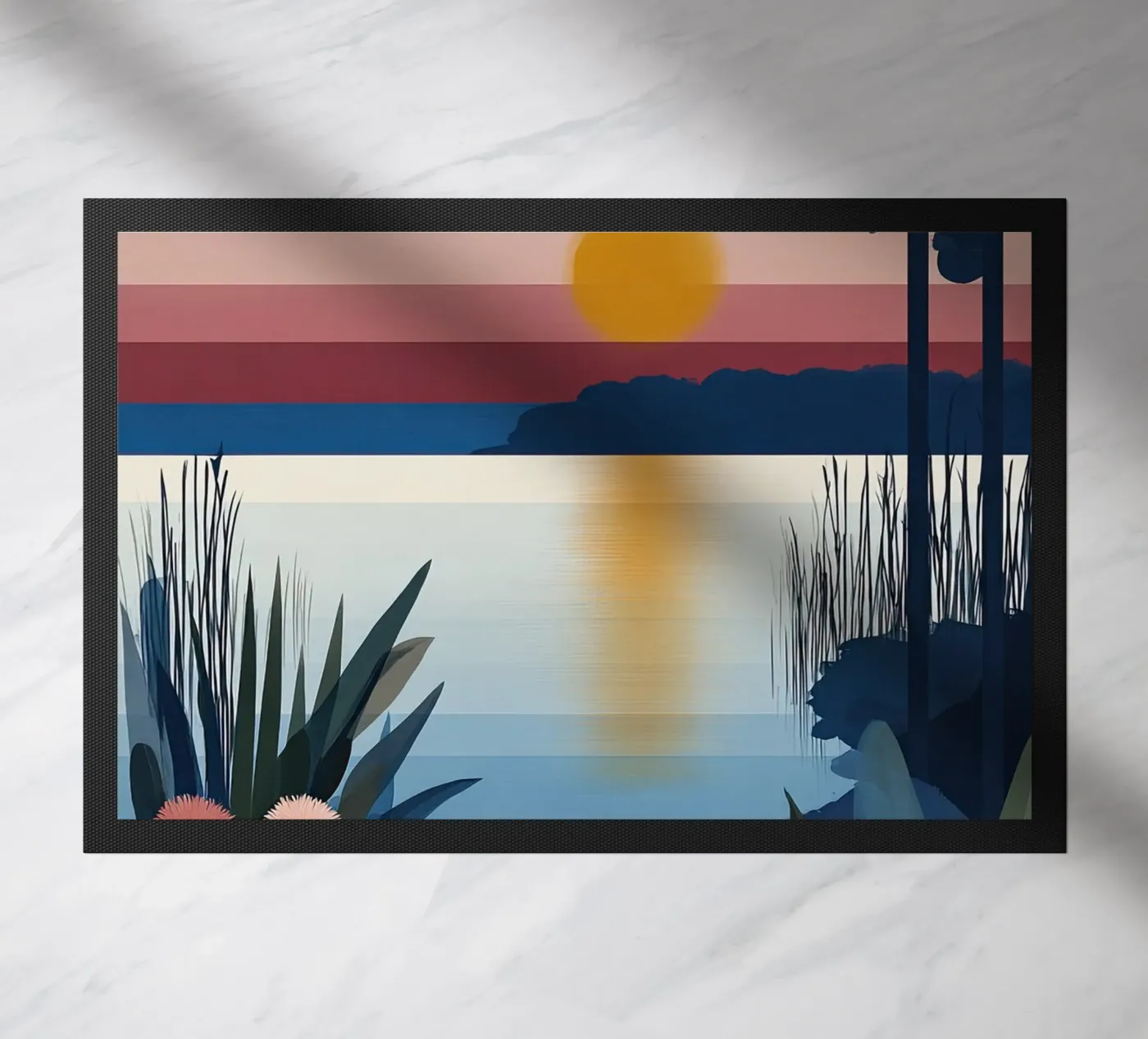 Sunset Lagoon deurmat van Gaite