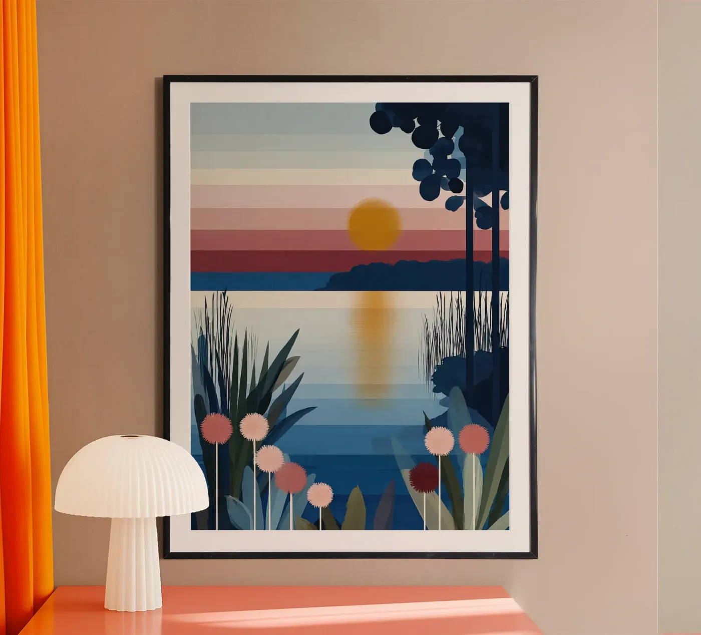 Sunset Lagoon poster by Gaite