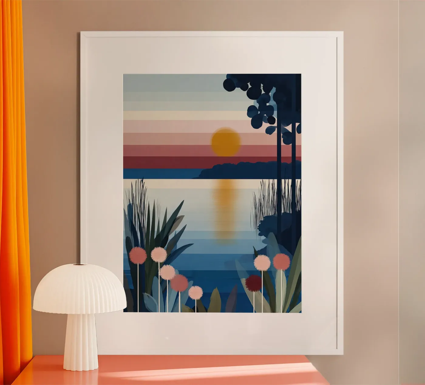 Sunset Lagoon poster by Gaite