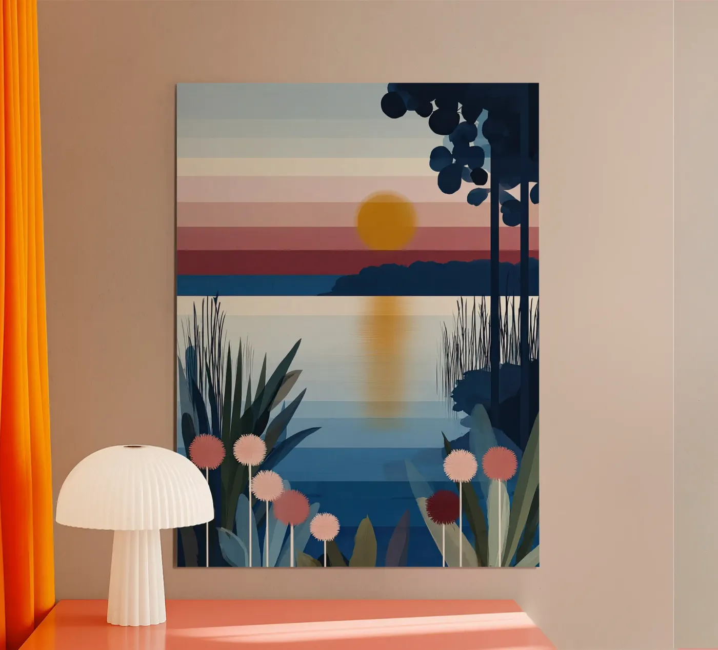 Sunset Lagoon poster by Gaite