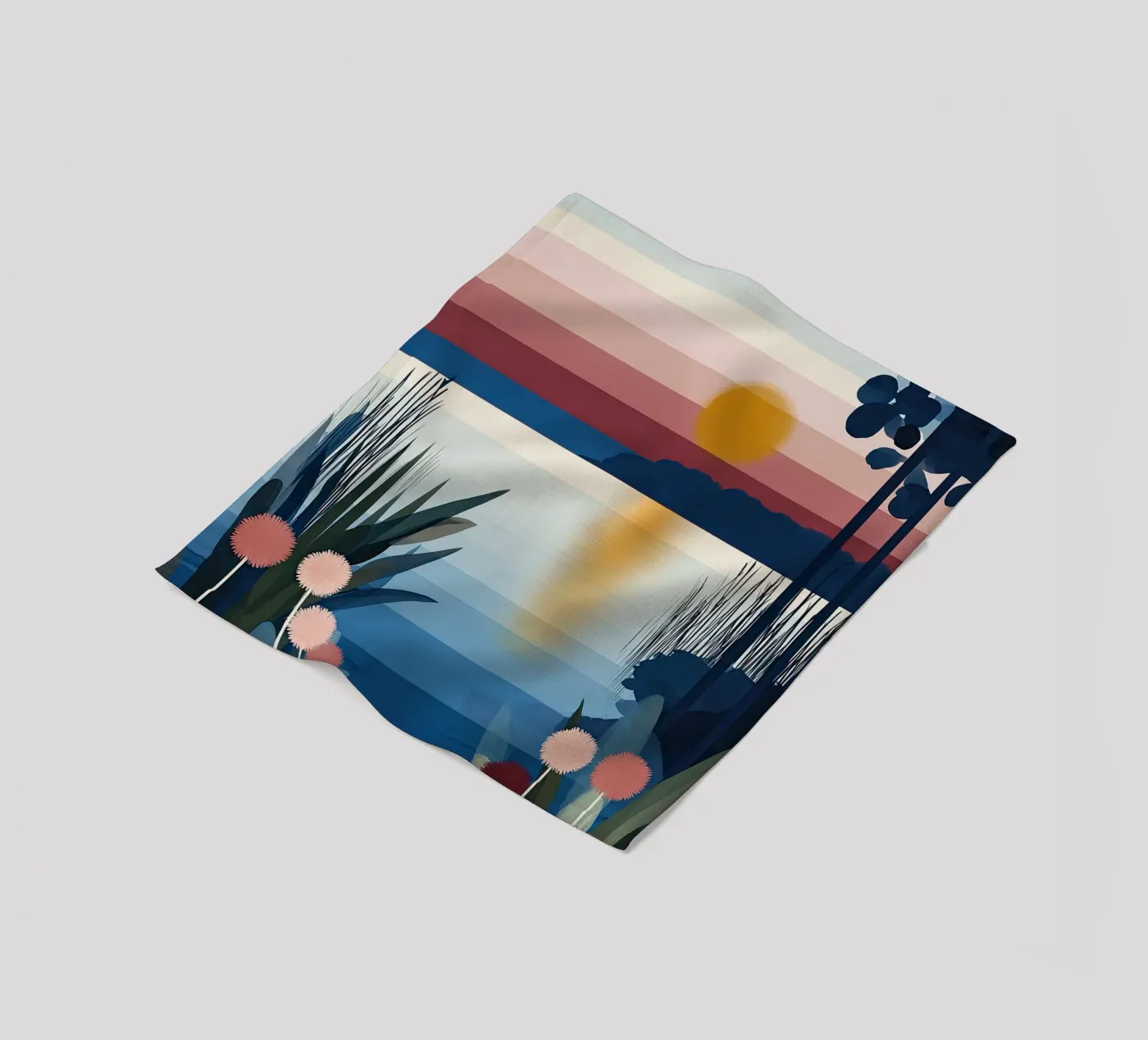 Sunset Lagoon fleecedeken van Gaite
