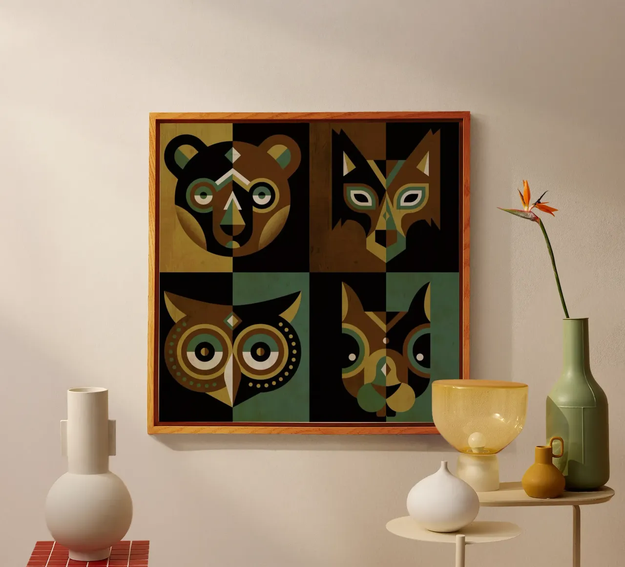 Wood Animals plexiglass da Oscar Odd Diodoro