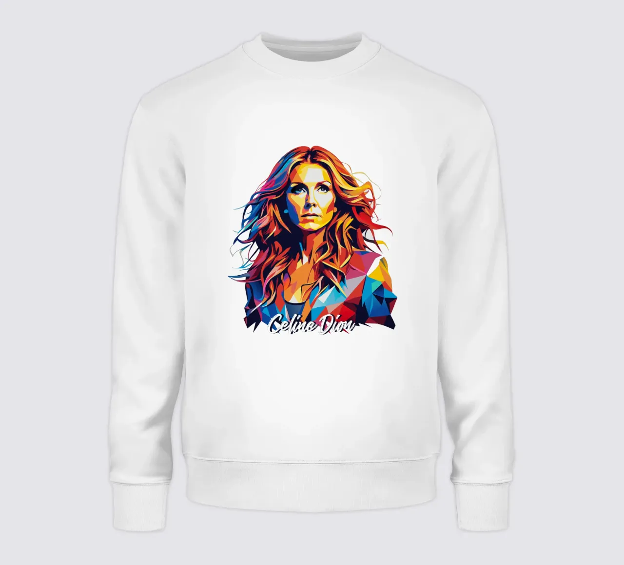 Celine Dion Portrait in WPAP Pop Art felpa da vectorartnesia