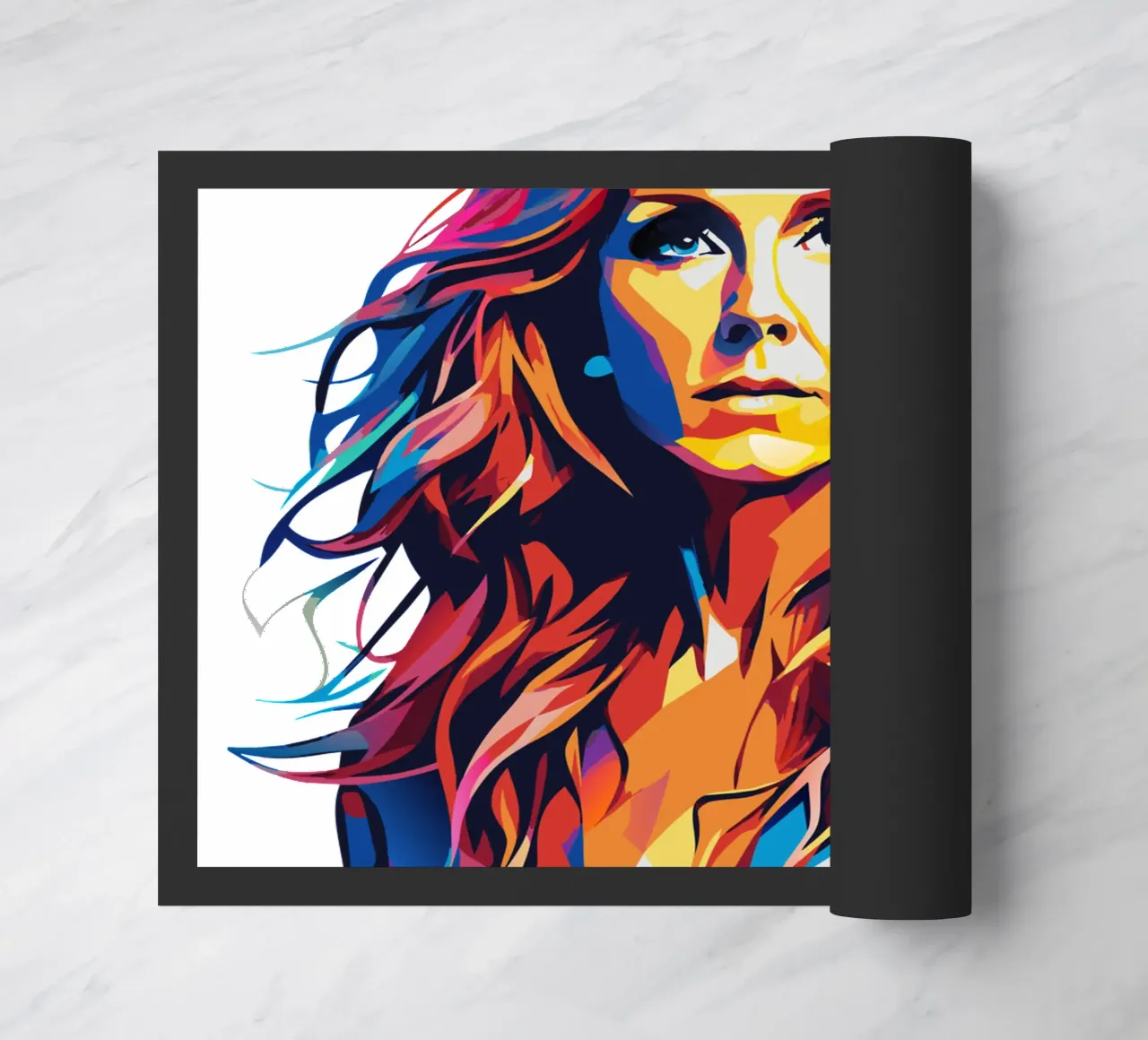 Celine Dion Portrait in WPAP Pop Art zerbino da vectorartnesia