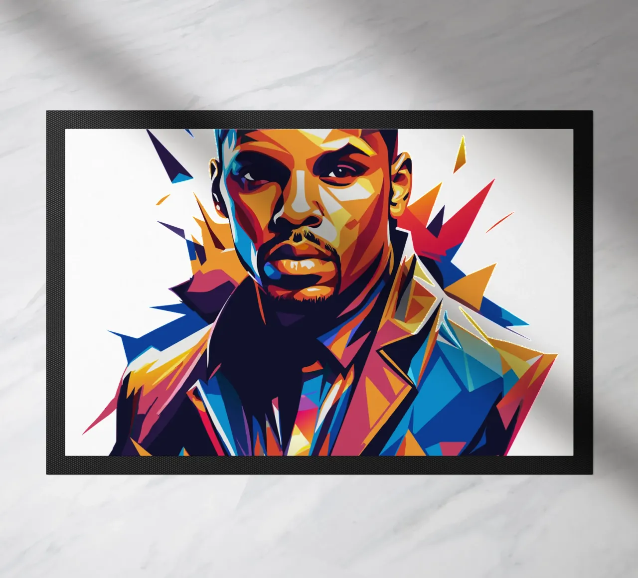 Chrish Brown Portrait in WPAP Pop Art zerbino da vectorartnesia