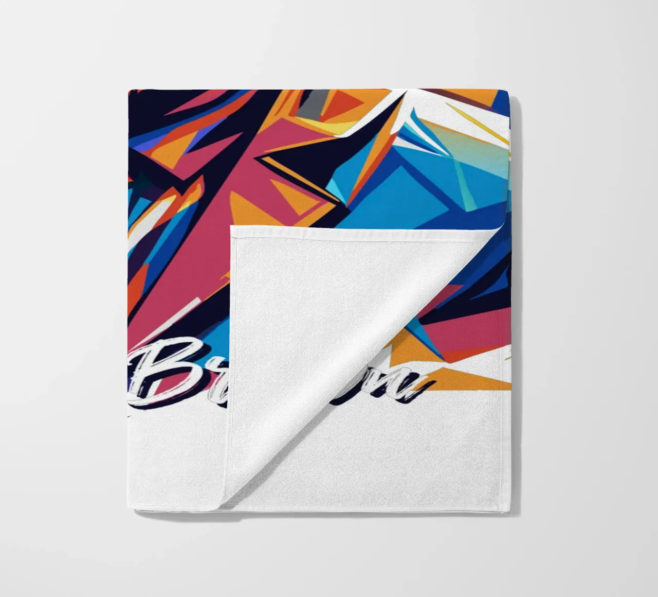 Chrish Brown Portrait in WPAP Pop Art telo mare da vectorartnesia