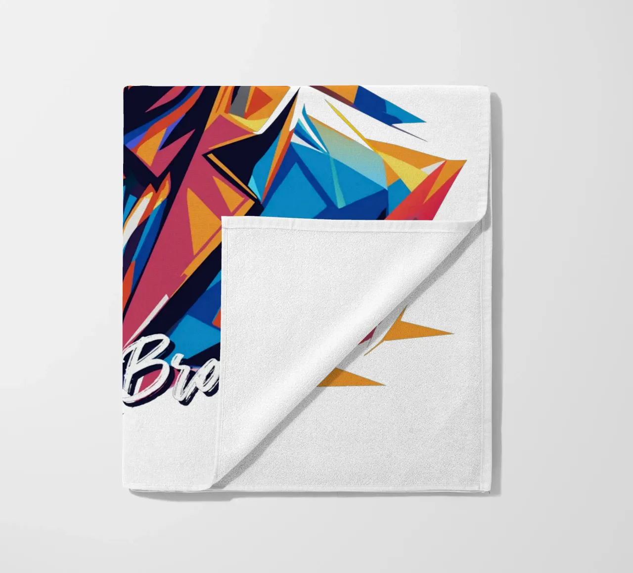 Chrish Brown Portrait in WPAP Pop Art telo mare da vectorartnesia