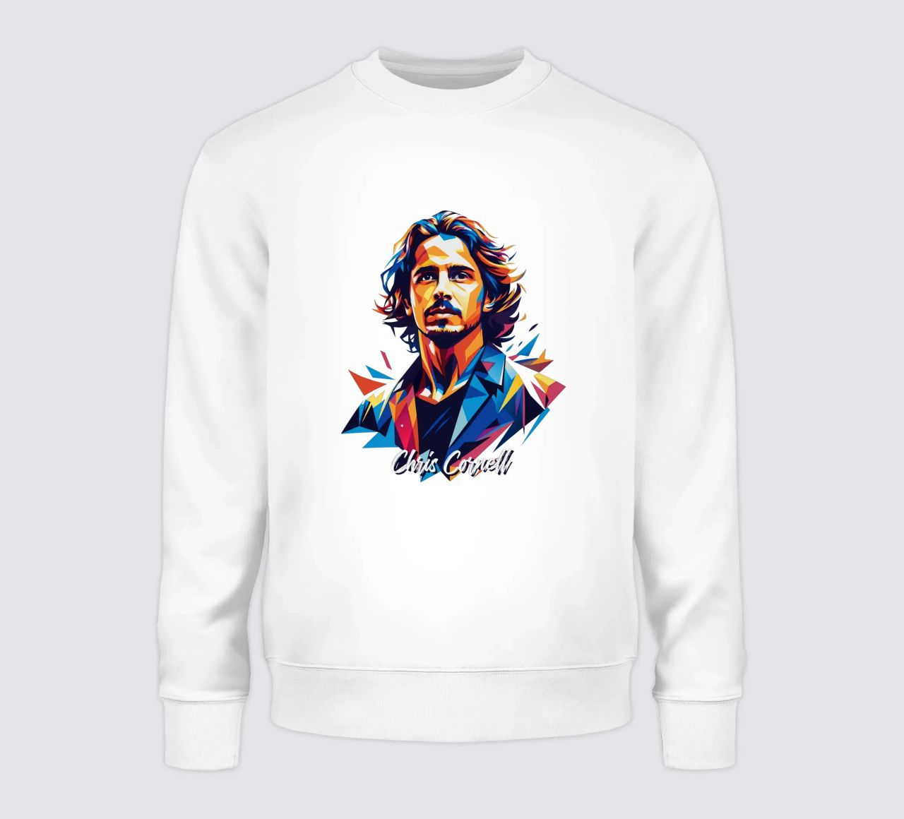 Chris Cornell Portrait in WPAP Pop Art felpa da vectorartnesia