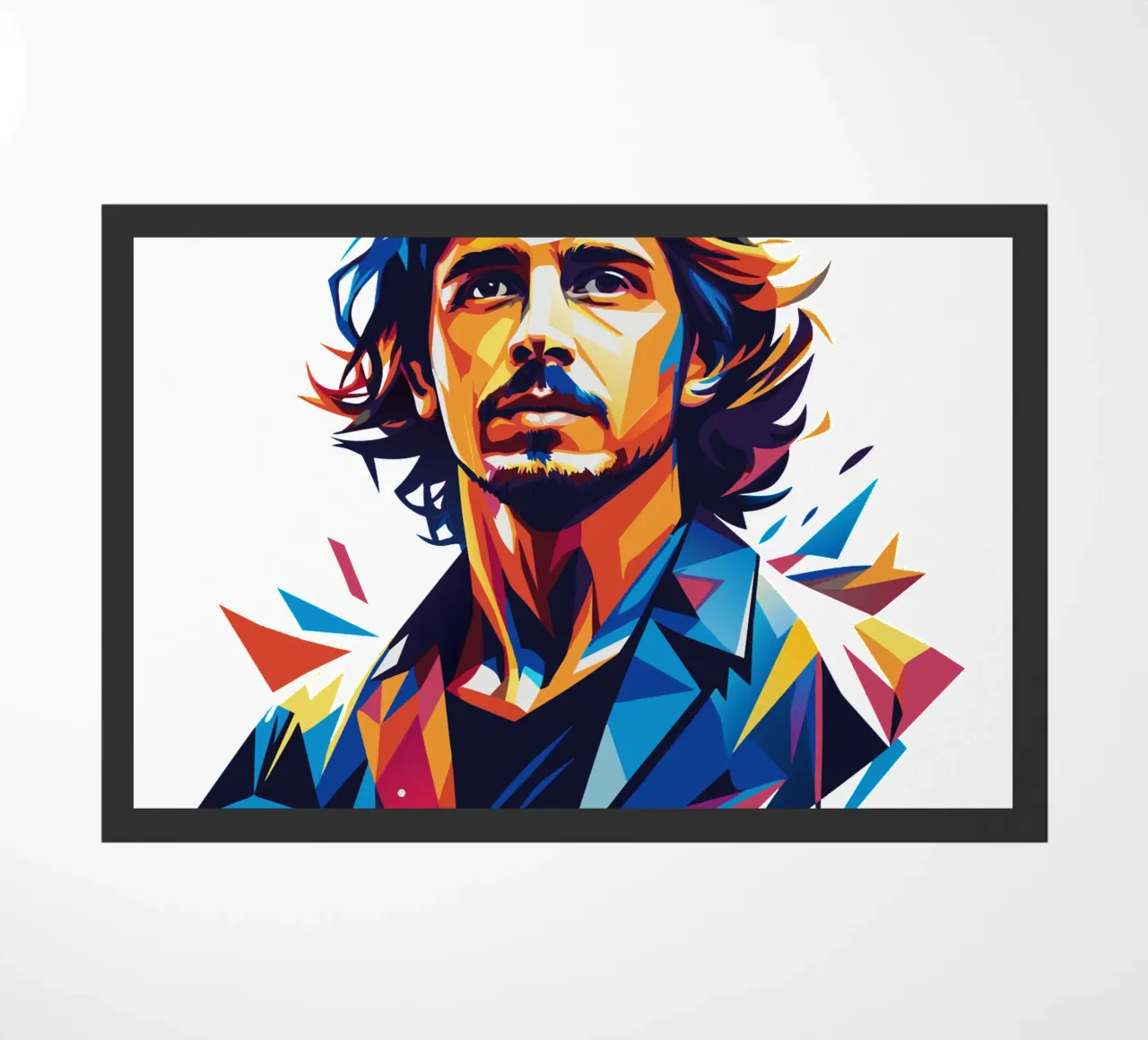 Chris Cornell Portrait in WPAP Pop Art zerbino da vectorartnesia