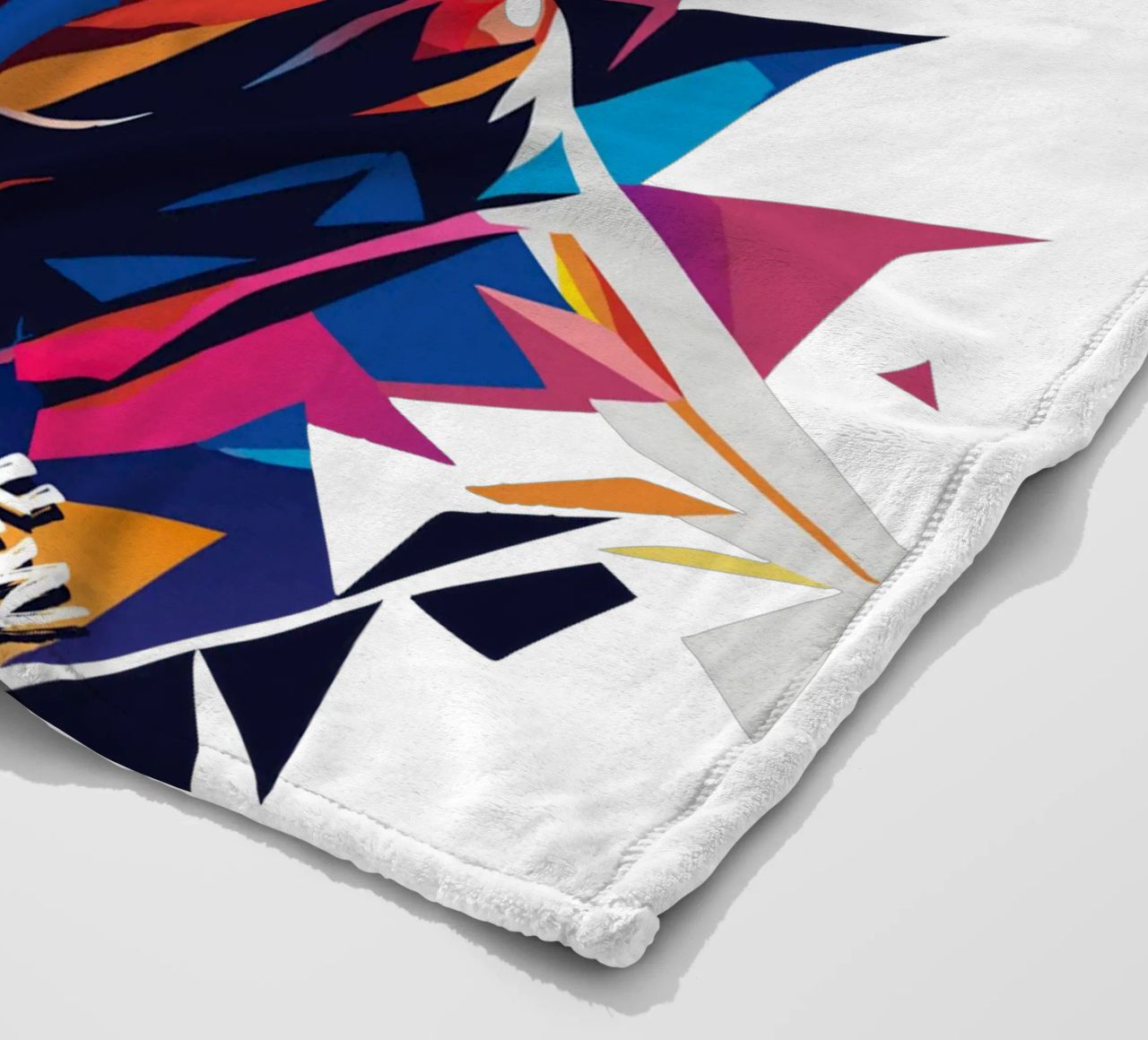 Chris Martin Portrait in WPAP Pop Art coperta in pile da vectorartnesia