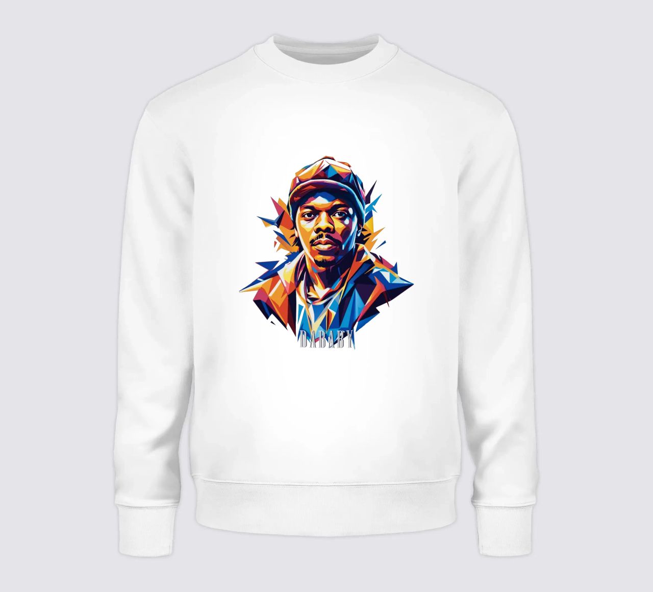 Dababy Portrait in WPAP Pop Art felpa da vectorartnesia