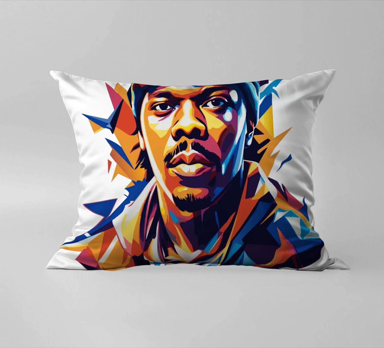 Dababy Portrait in WPAP Pop Art cuscino da vectorartnesia