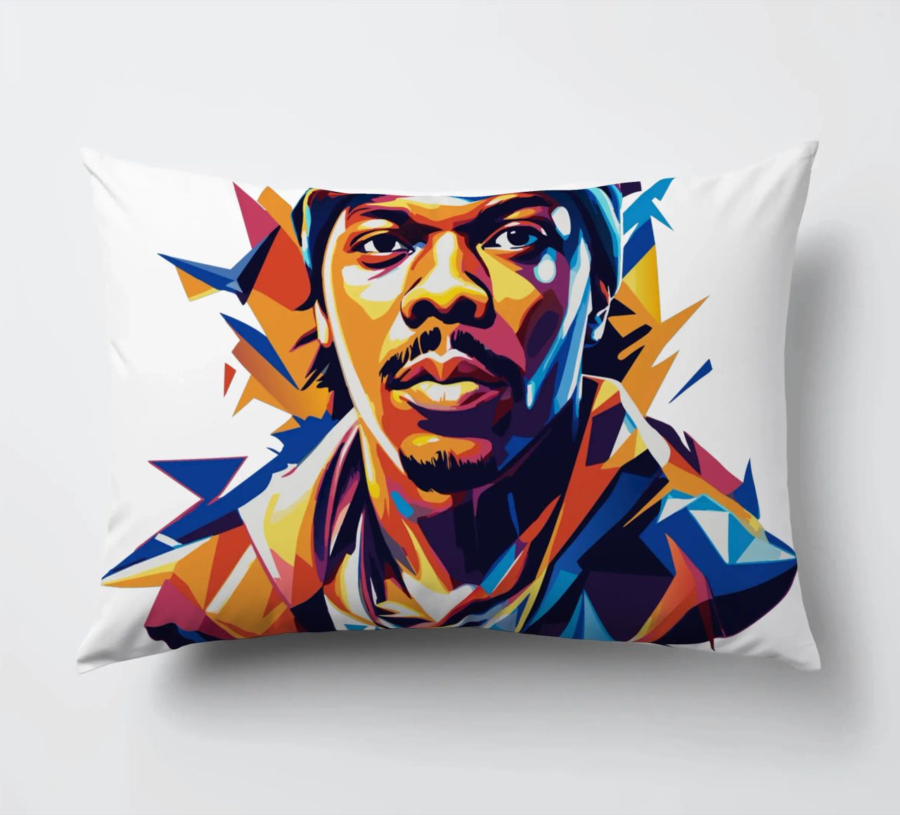 Dababy Portrait in WPAP Pop Art cuscino da vectorartnesia