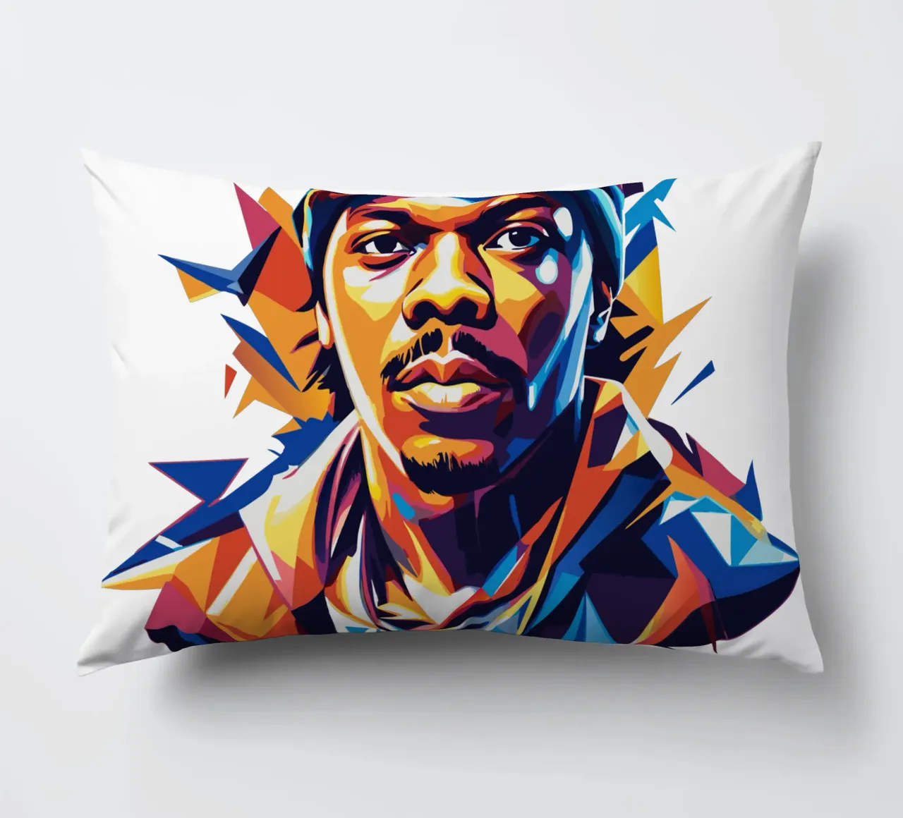Dababy Portrait in WPAP Pop Art cojín de vectorartnesia