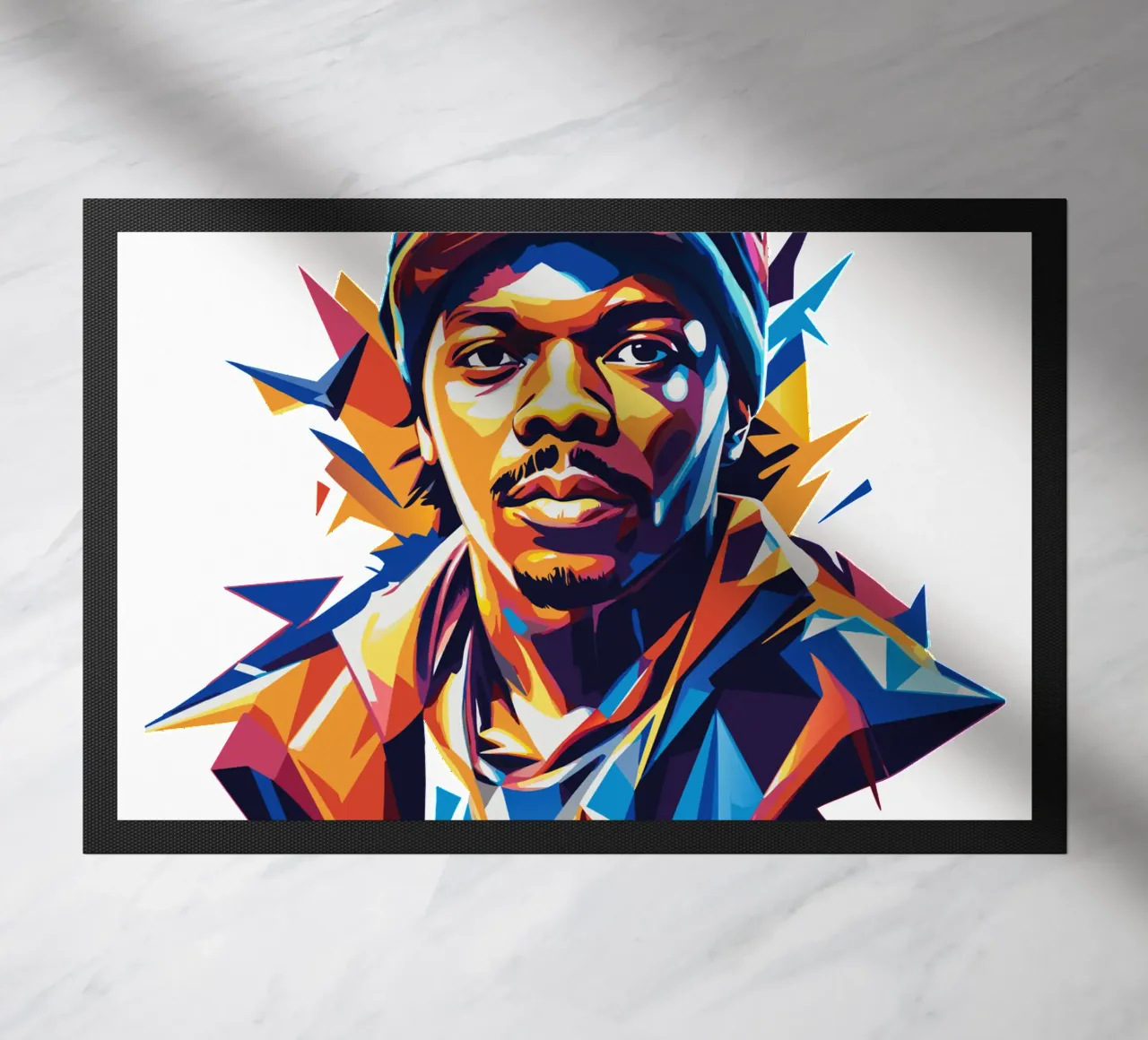 Dababy Portrait in WPAP Pop Art zerbino da vectorartnesia
